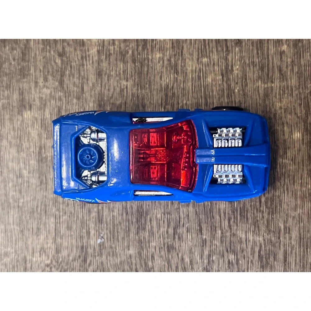 Hot Wheels Hollowback Blue Race Car Loose Die Cast EUC Play Cars Mattel